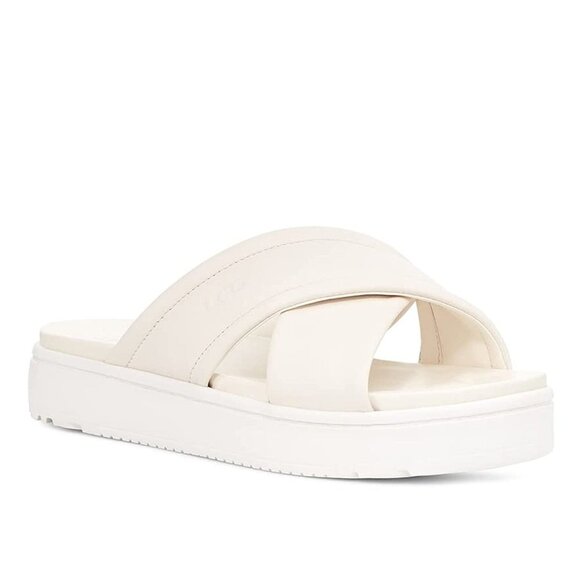 UGG Women's Zayne Crossband Leather Sandal - Picture 1 of 5